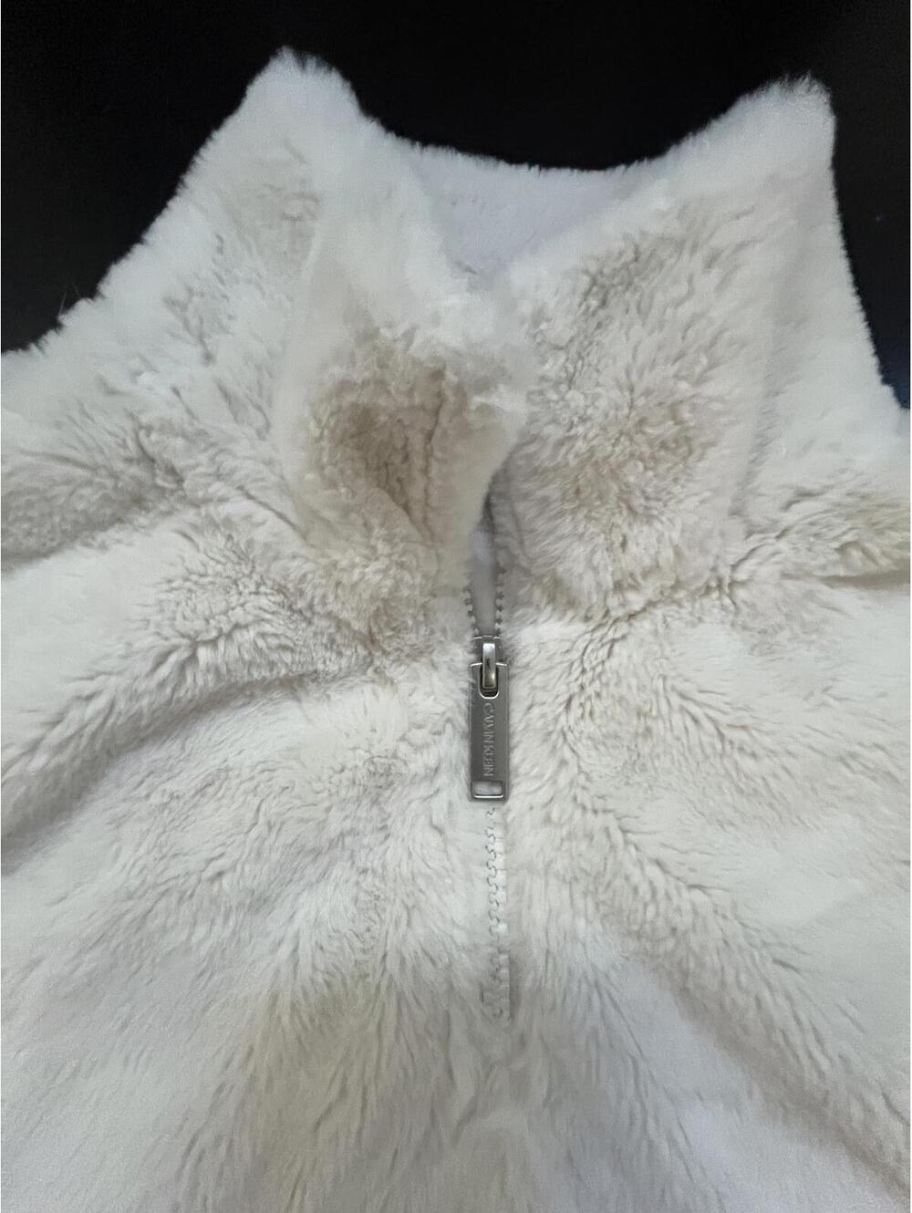 Calvin Klein Performance Plush Cropped Quarter Zip - M - Picture 2 of 10